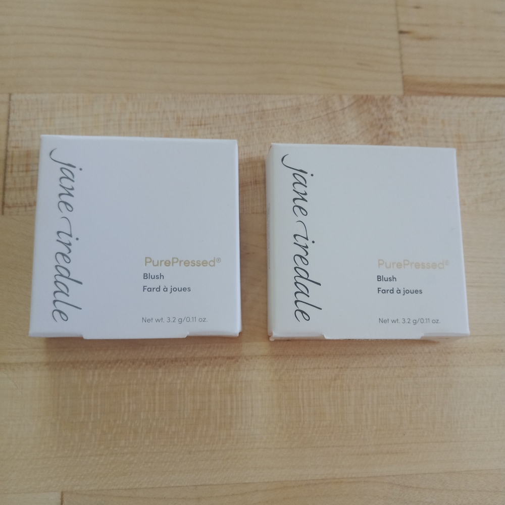 Jane Iredale PurePressed Blush Duo In Flourish And Velvet Petal!